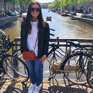 Brown Faux Leather Purse